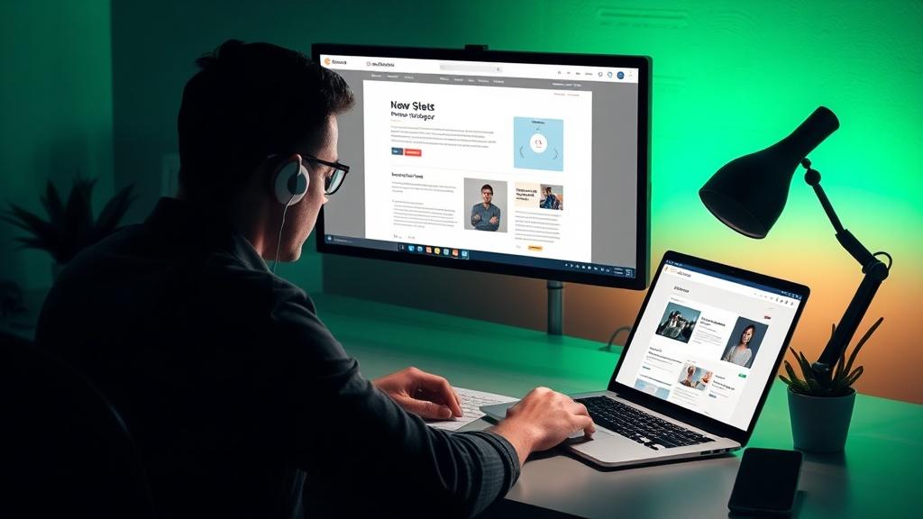A photo of how a person develops a website. A photo of how a person develops a website.фото